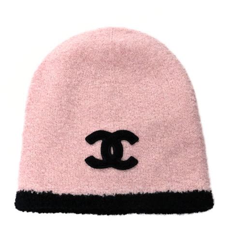 chanel beanie pink